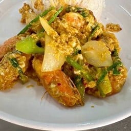 ข้าวกะหรี่กุ้ง