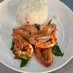 ข้าวกุ้งพริกขี้หนู