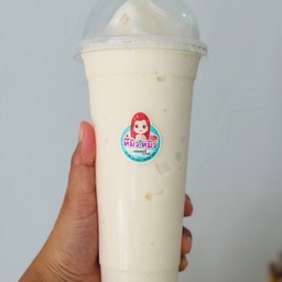 มะพร้าวปั่นนมสด