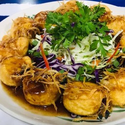 เต้าหู้ทอดซอสมะขาม