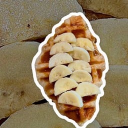 ครอฟเฟิลคาราเมล กล้วย