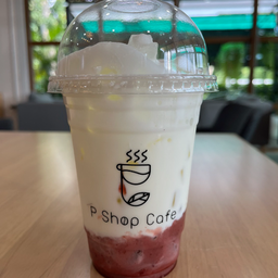 สตรอว์เบอร์รี่นมสด  เย็น