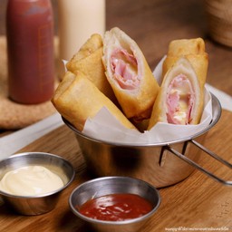 ปอเปี๊ยะแฮมชีส(ชุดเล็ก)