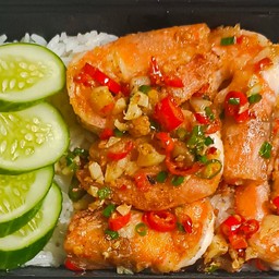 กุ้งคั่วพริกเกลือ