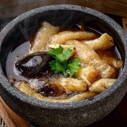 ซุปกระเพาะปลาน้ำแดงเนื้อปูหม้อหิน L