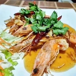 กุ้งทอดซอสมะขาม