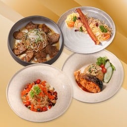 ข้าว 1 เมนู + พาสต้า 3 เมนู