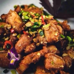 หมูสามชั้นทอดพริกเกลือ