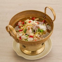 ปลาหมึกไข่นึ่งมะนาว