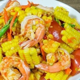 ตำข้าวโพดกุ้งสุก