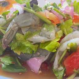 ยำกุ้งสด