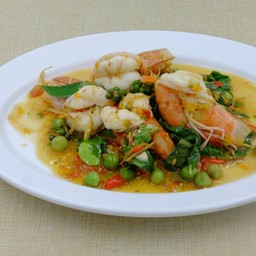 กุ้งหมึกผัดฉ่า