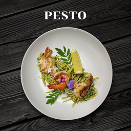 Pesto Pasta สปาเก็ตตี้ซอสโหระพา