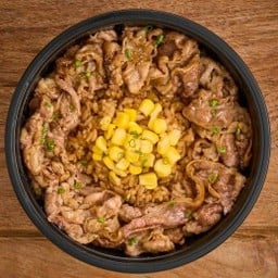 ข้าวผัดเนย เนื้อออสเตรเลียบริสเก็ตย่างไฟ