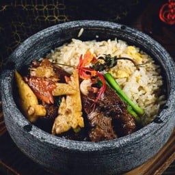 ข้าวอบเนื้อตุ๋นหม้อดิน