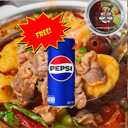 เซตคุ้มเวอร์ +ฟรีแปปซี่1กระป๋อง (ต้มพร้อมทาน)