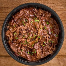 ข้าวหน้าเนื้อออสเตรเลียบริสเก็ตย่างไฟ