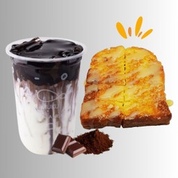 Set ดาร์กโกโก้ + ขนมปังปิ้ง