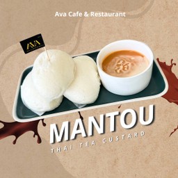 หมั่นโถ่ว สังขยาชาไทย