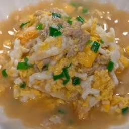 ข้าว + ต้มจืดไข่กระจุยหมูสับ