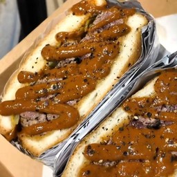 แซนวิส เนื้อน่องลาย