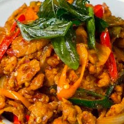 ผัดพริกเผา (กับข้าว)