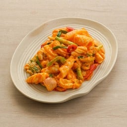 ปลาหมึกผัดไข่เค็ม