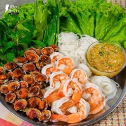 เมี่ยงทะเล(หอยแครง+กุ้ง)
