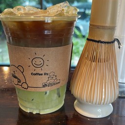 มัทฉะ เอสเพรสโซ่ (มัทฉะ เกรดพิธีชงชา+กาแฟ)