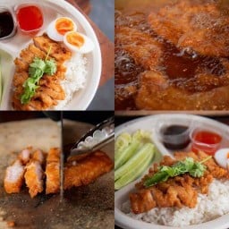 ข้าวหมูทอด ไก่ทอด i-ice