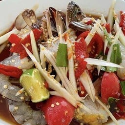 ลาบส้มตำสามพี่น้อง@อาหารตามสั่ง-บางพลีใหญ่ สาขา1