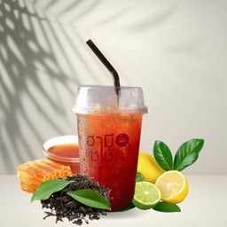 ชาเขียวน้ำผึ้งมะนาว (Honey Lemon Green Tea)