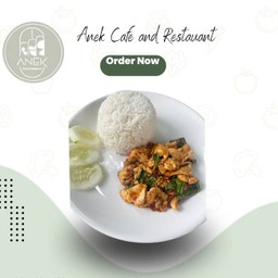 โปรโมชั่น (จานเดี่ยว)ผัดกะเพราไก่