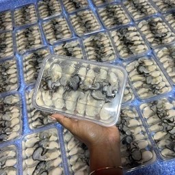 หอยนางรม+นำ้จิ้มผักหอมเจียวพริกเผา