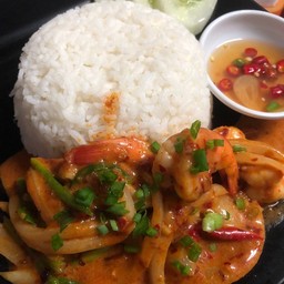ผัดพริกเผากุ้ง