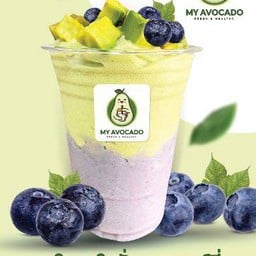 อะโวคาโดปั่นบลูเบอร์รี่