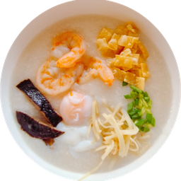 โจ๊กกุ้งพร้อมไข่