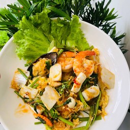 สุกี้แห้งทะเล