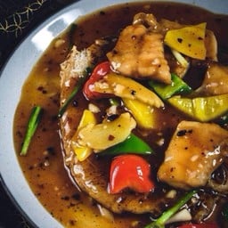 เส้นหมี่เจี๋ยนปลาเก๋าเต้าซี่ S