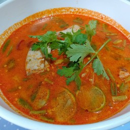 ต้มยำปลากระพง น้ำข้น