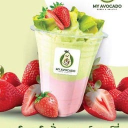 อะโวคาโดปั่นสตรอเบอร์รี่