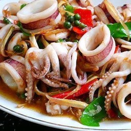 ปลาหมึกผัดฉ่า