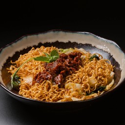 มาม่าหอยลายผัดฉ่า Pad Char Instant Noodles with Baby Clam