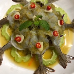 กุ้งแช่น้ำปลา