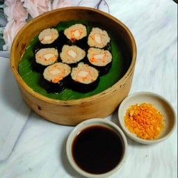 หมูห่อสาหร่ายสอดไส้ปูอัด 8 ชิ้น