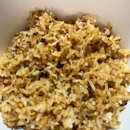 ข้าวคลุกน้ำพริกตาแดงแมงดา