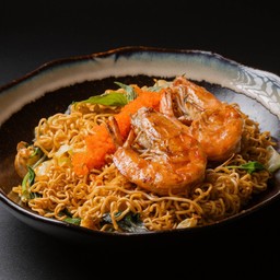 มาม่าผัดฉ่ากุ้ง Pad Char Instant Noodlee with Shrimp