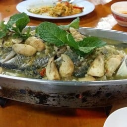 ปลาช่อนนึ่งมะนาว.