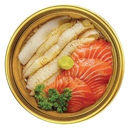 ข้าวเอนกาวะ + แซลมอนสด