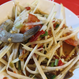 ตำกุ้งสด